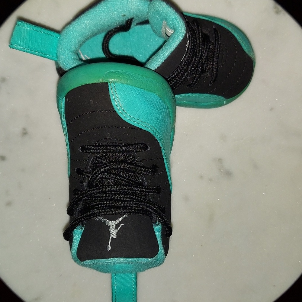 Children's 4C Air Jordan Retro 12 Gamma Teal